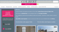 Desktop Screenshot of colbert-immobilier.com